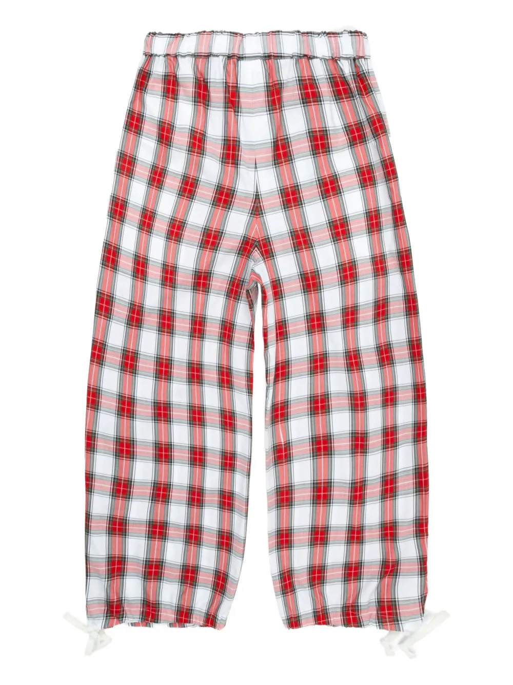 Comme Des Garçons Girl checked drawstring trousers | Track Pants | Image 2