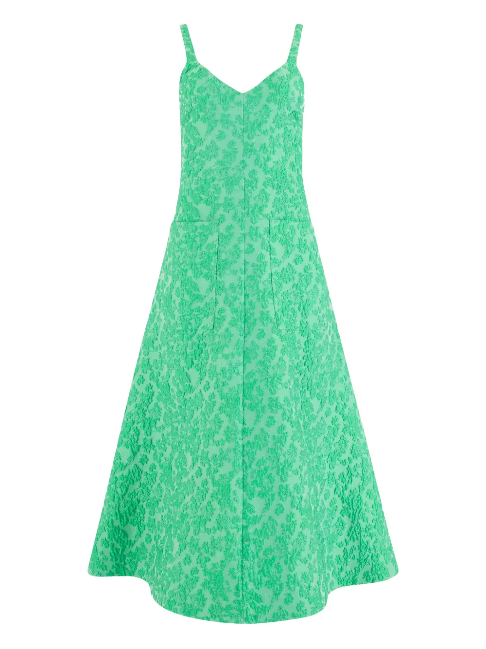 Rosie Assoulin vestido midi Pocktail | verde | Image 1