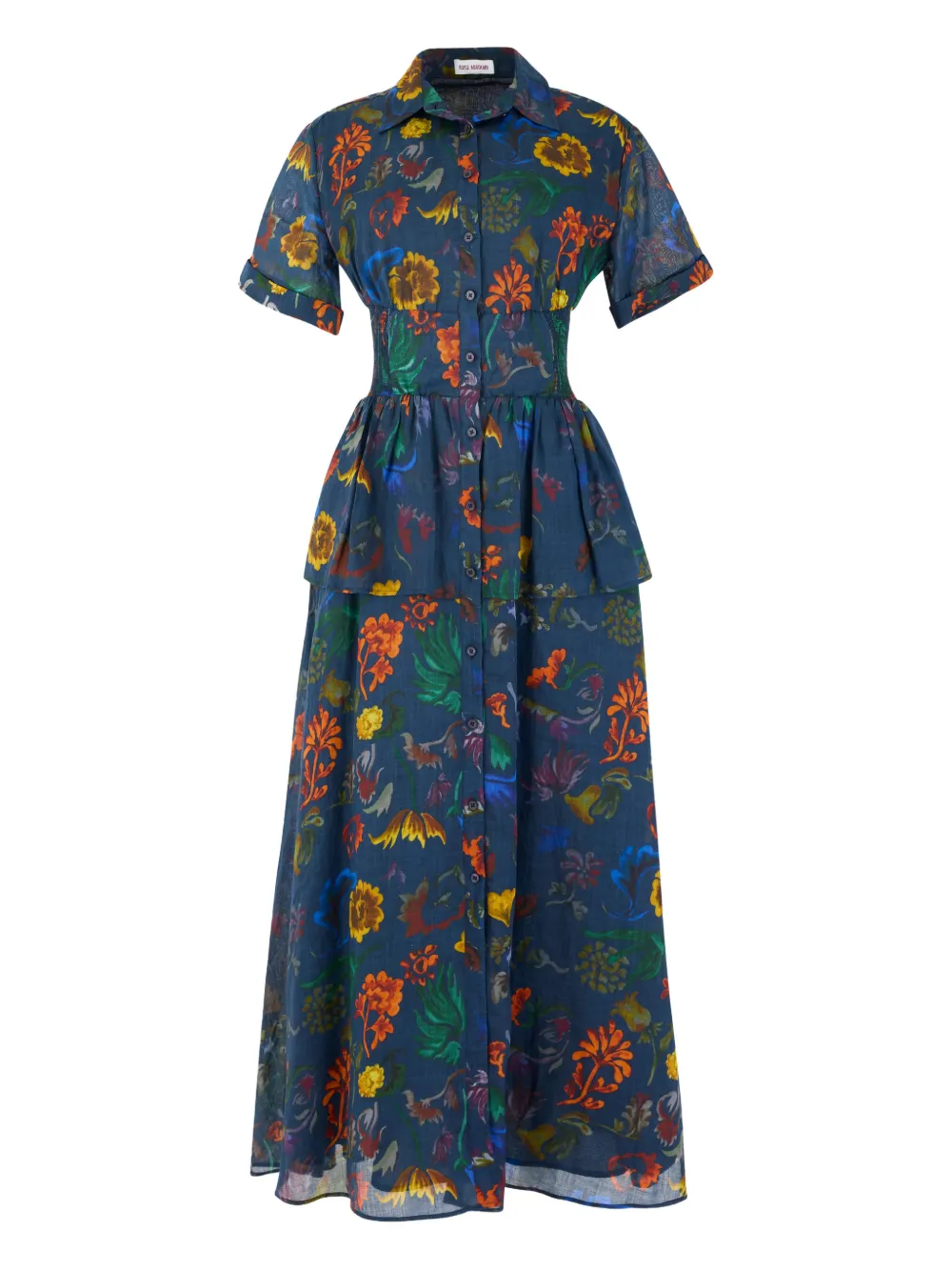 Rosie Assoulin vestido midi Boogie Woogie Bugle Boy | azul | Image 1