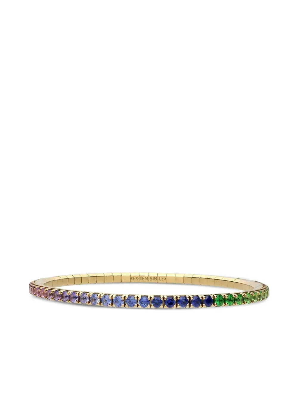 Roberto Demeglio 18K yellow gold Extensible Stretch sapphire tennis Roberto Demeglio 18K yellow gold Extensible Stretch sapphire tennis