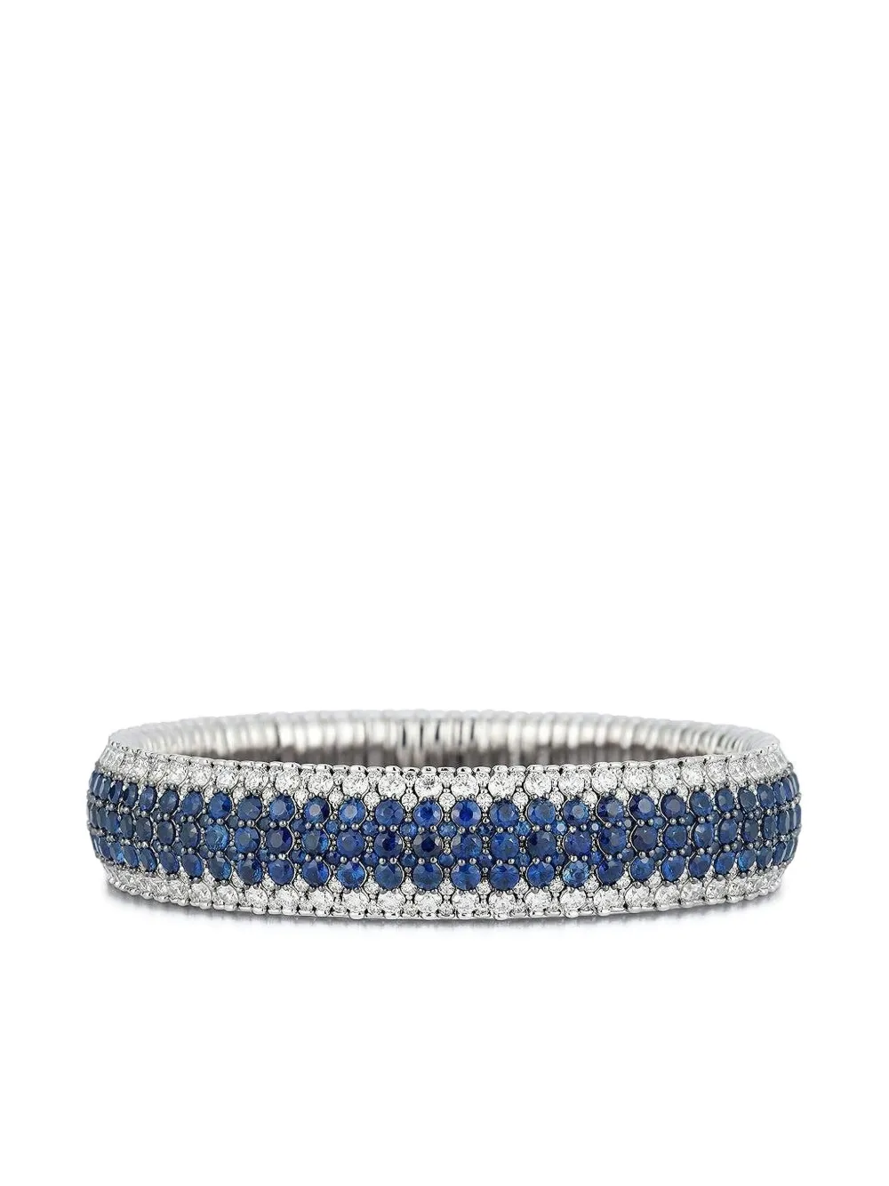Roberto Demeglio 18K white gold Giottoe Stretch diamond and sapphire Roberto Demeglio 18K white gold Giottoe Stretch diamond and sapphire