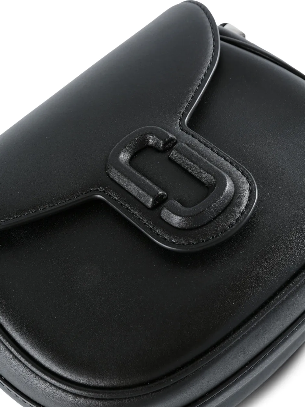 Marc Jacobs leather flap bag Zwart
