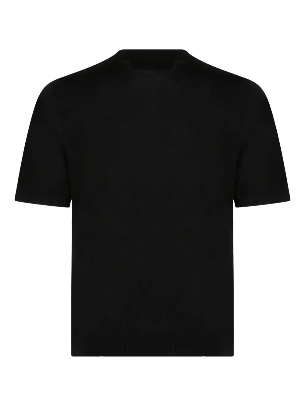 Gran Sasso Short-sleeve Crew-neck T-shirt In Black