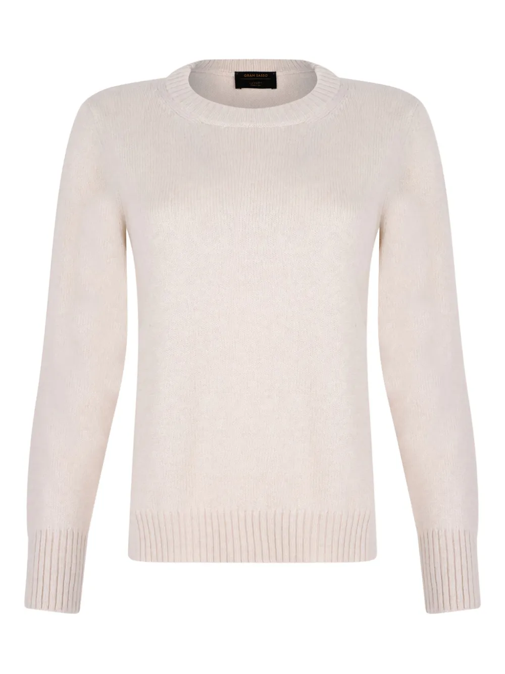 Gran Sasso Round-neck Sweater In Neutral