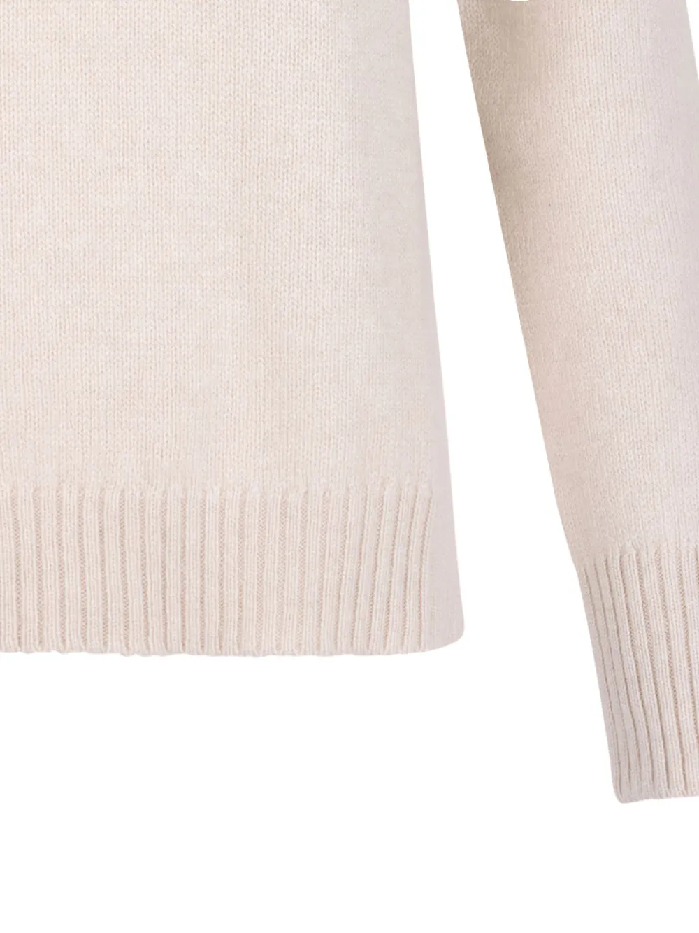 Gran Sasso Round-neck Sweater In Neutral