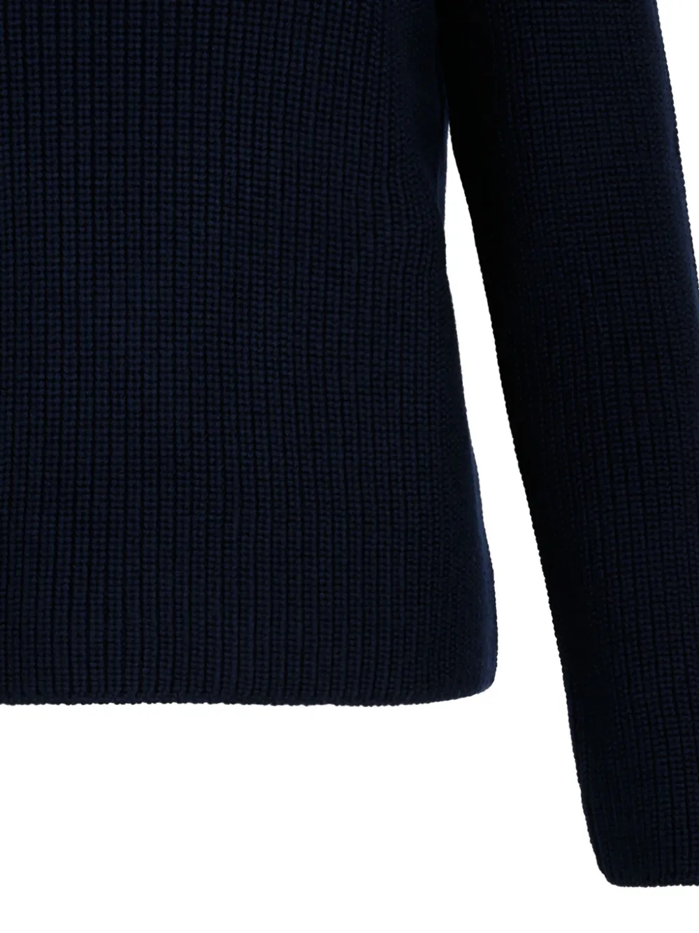 Gran Sasso High-neck Ribbed Sweater In Gold