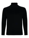Gran Sasso ribbed-knit turtleneck sweater - Black