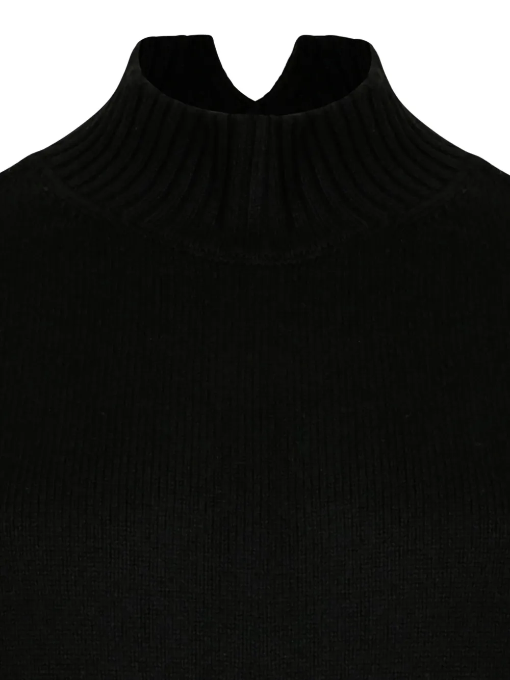 Gran Sasso Trui met hoge hals Zwart