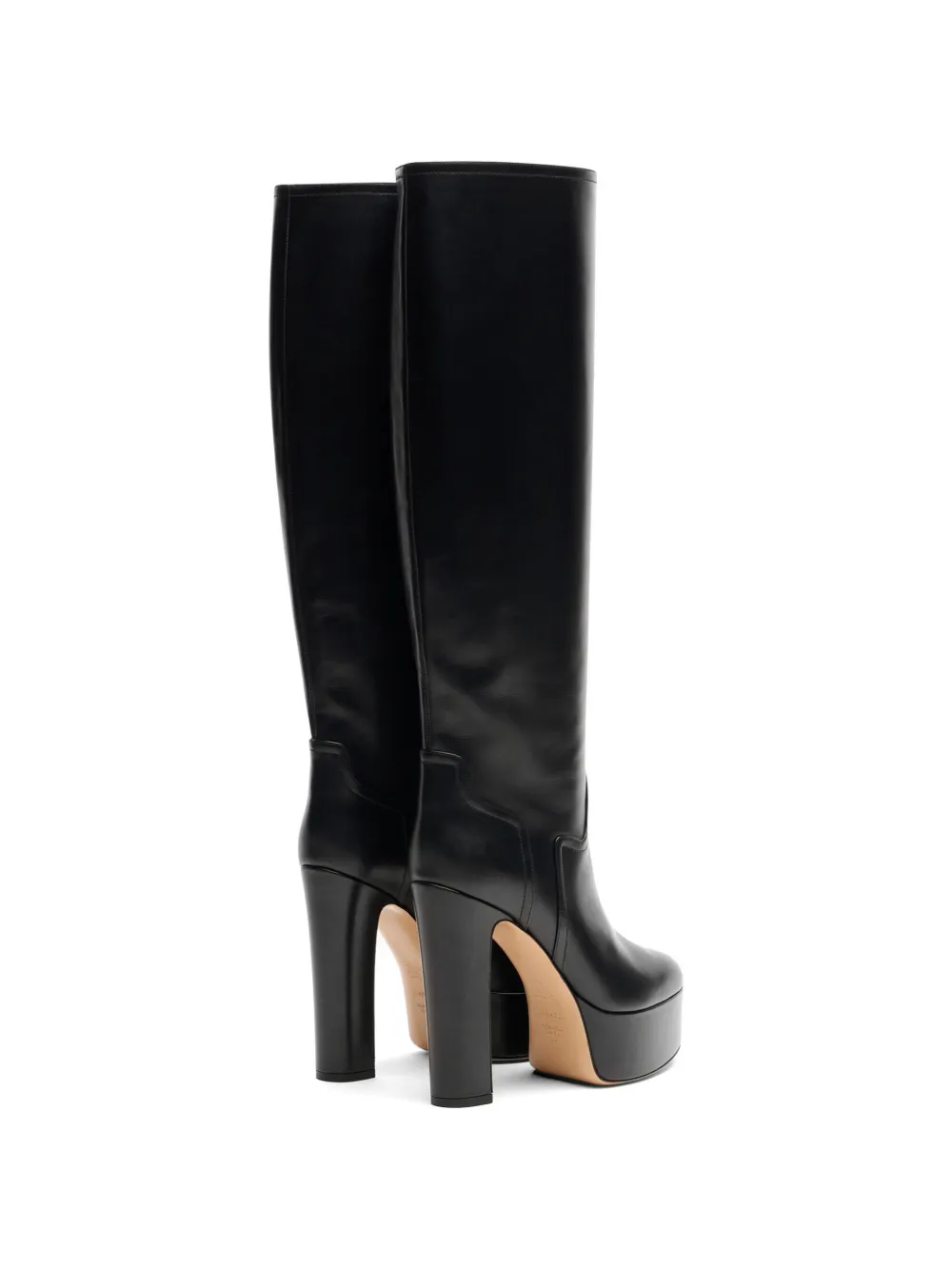Casadei Patty To The knees boots Zwart