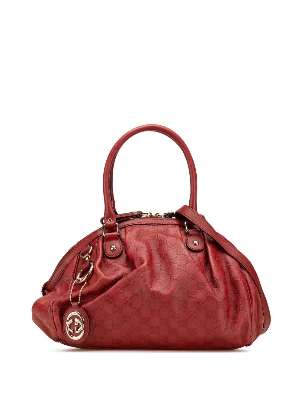 Gucci Pre-Owned 2016-2025 Guccissima Sukey satchel | Red | Image 1