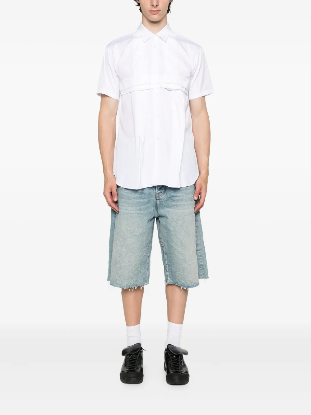 Comme Des Garçons Shirt Overhemd met korte mouwen Wit