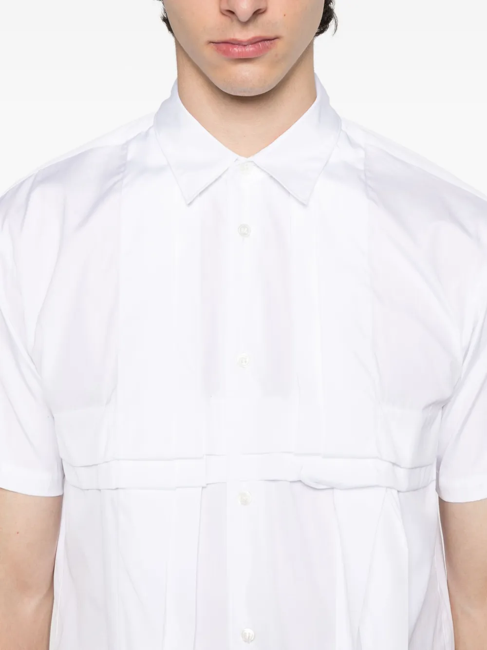 Comme Des Garçons Shirt Overhemd met korte mouwen Wit