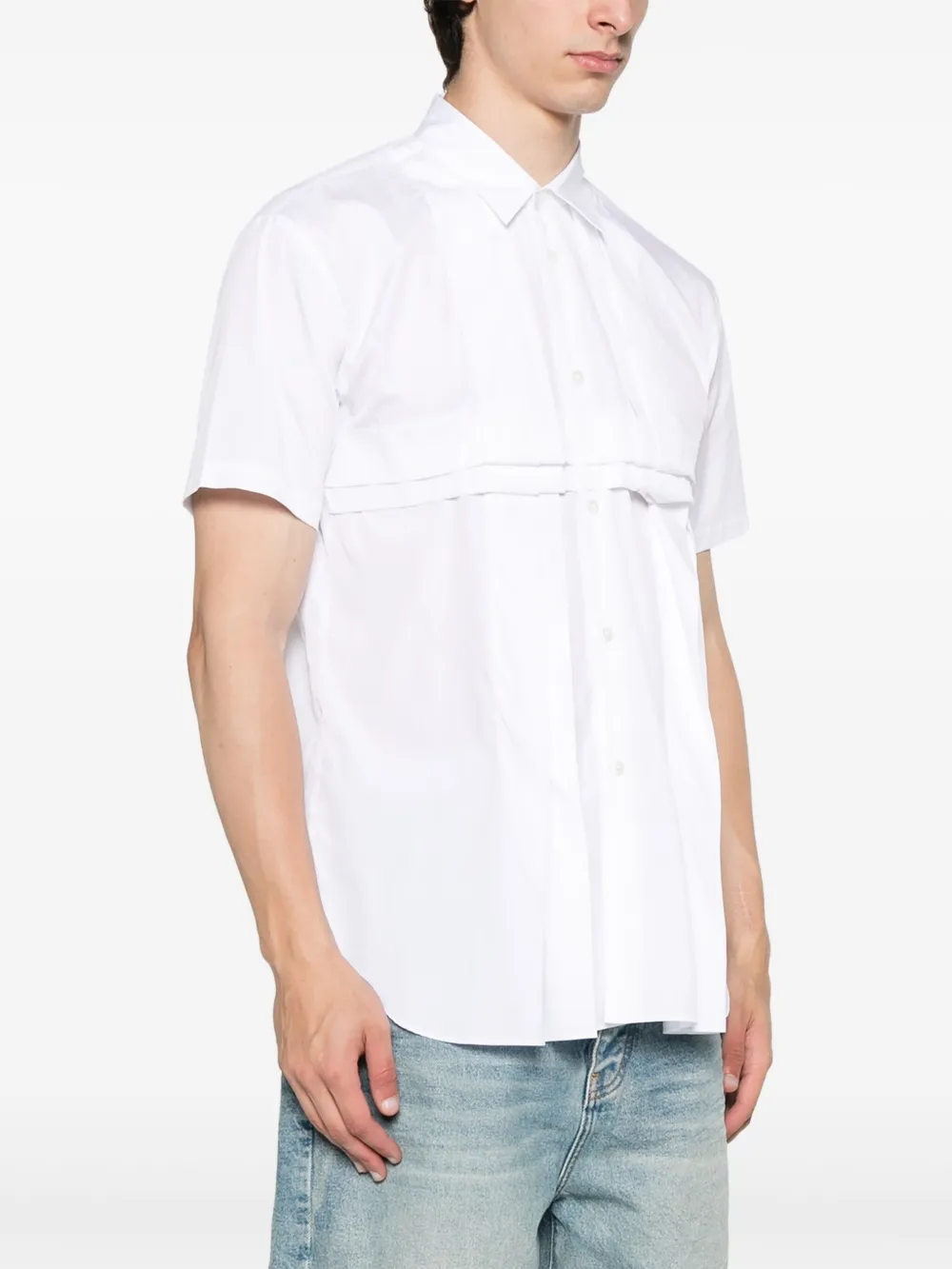Comme Des Garçons Shirt Overhemd met korte mouwen Wit