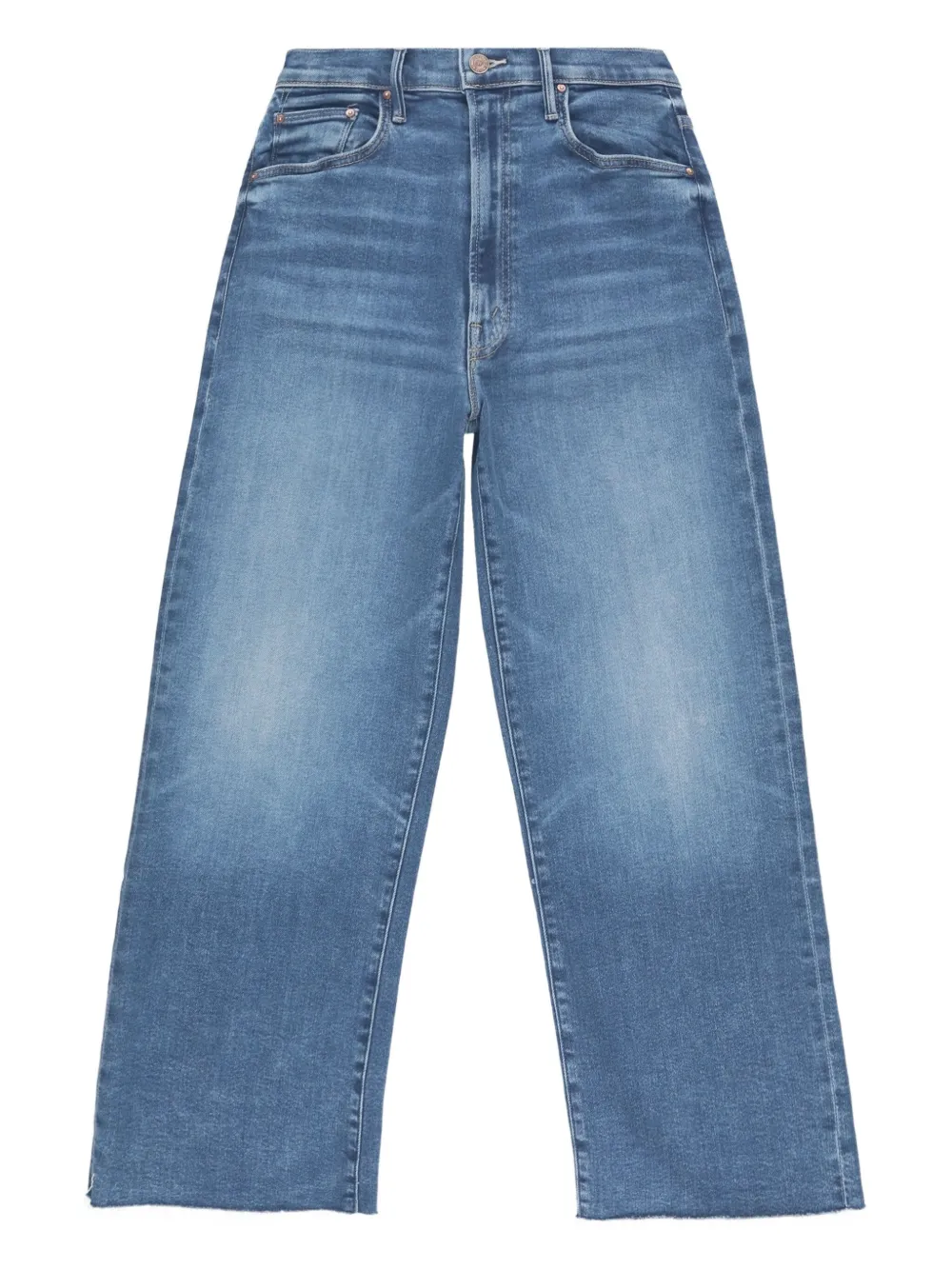 MOTHER The Maven Ankle Fray Jeans - Blau