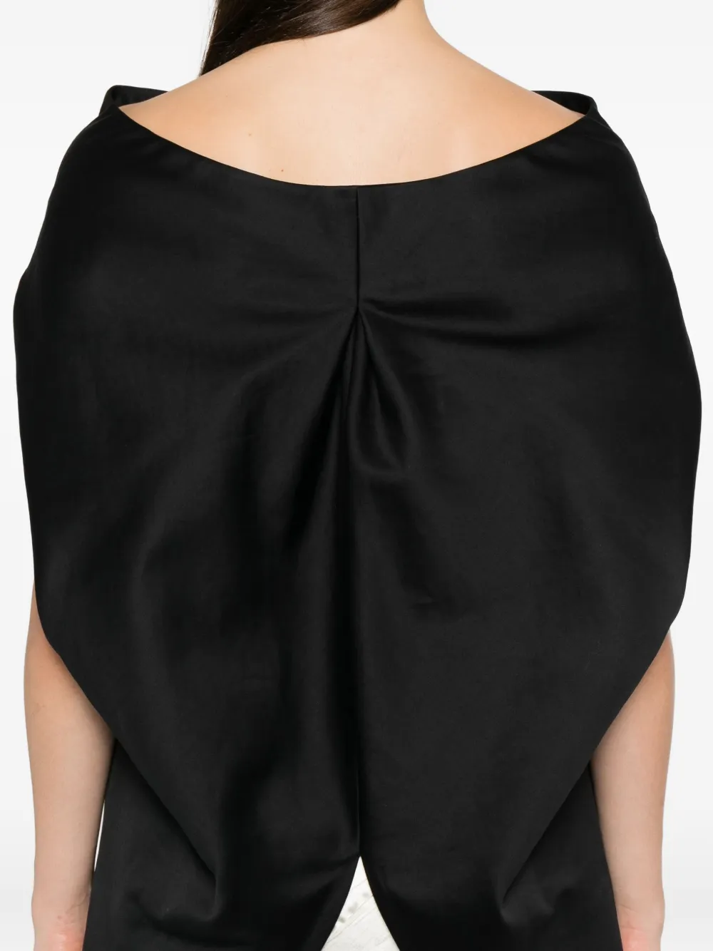 The Row Blouse met wijde hals Zwart
