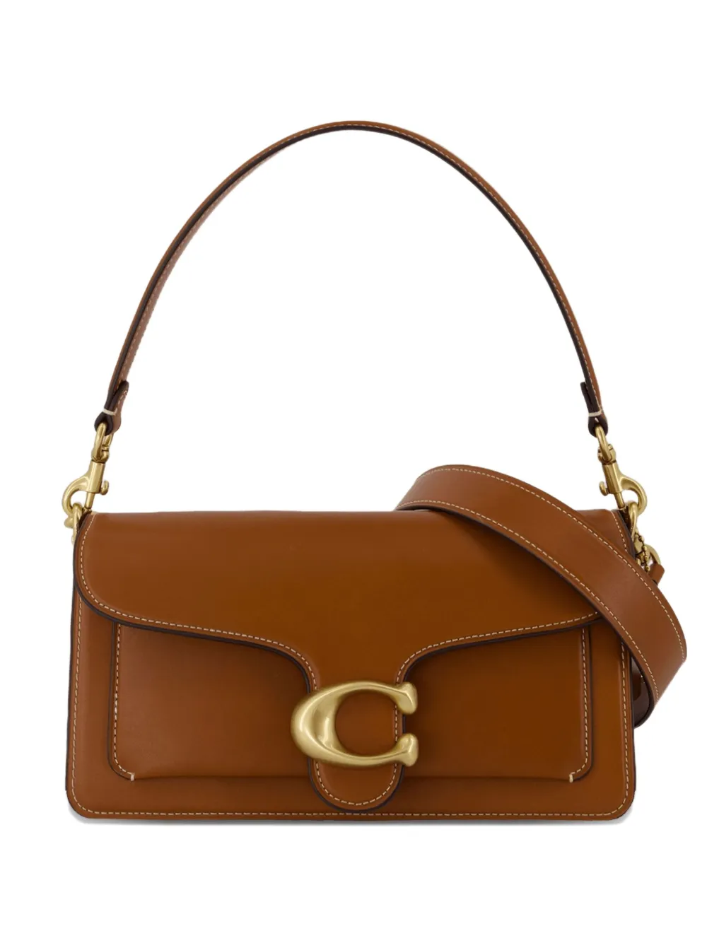 Coach Tabby 26 schoudertas met logoplakkaat Bruin