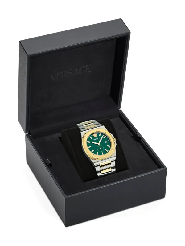 Versace Antares Greek Key 40mm | Green | FARFETCH