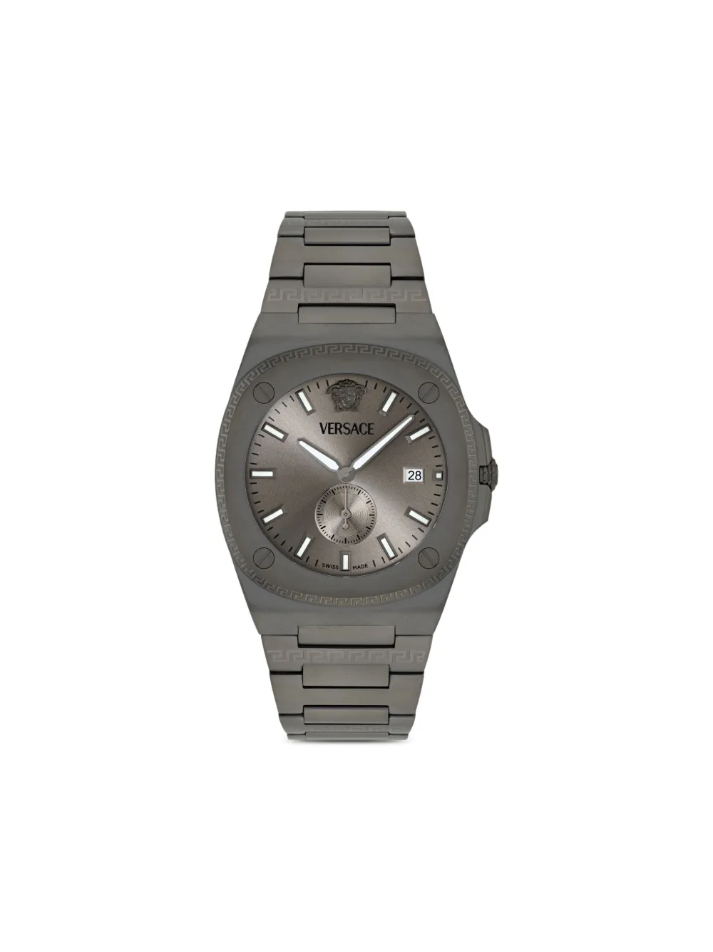 Versace Antares Greek Key 40mm | Grey | Image 1
