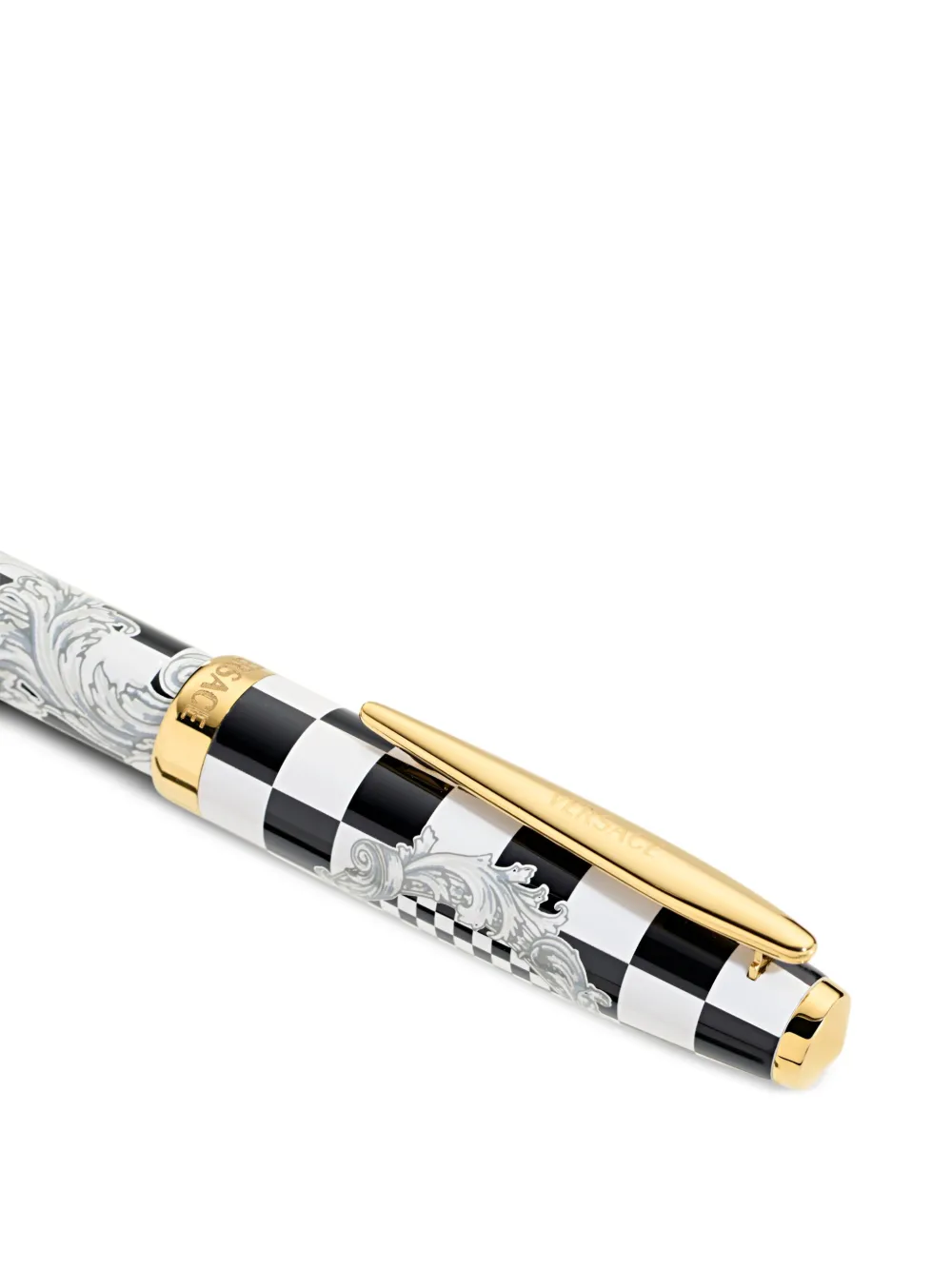 Versace Roller バロッコ チェック ペン In Multi