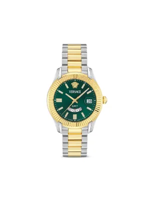 Versace V-Code 40mm 腕時計 | グリーン | FARFETCH JP