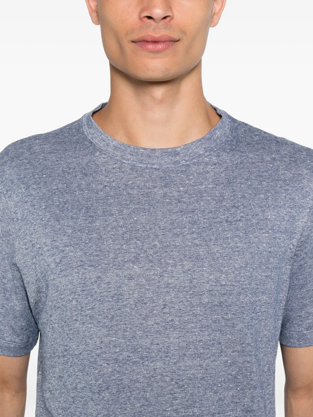 Brunello Cucinelli Katoenen T-shirt met korte mouwen Blauw