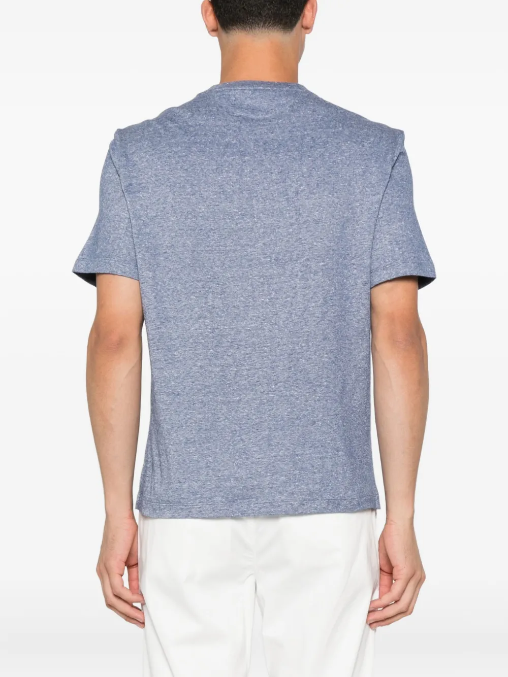 Brunello Cucinelli Katoenen T-shirt met korte mouwen Blauw