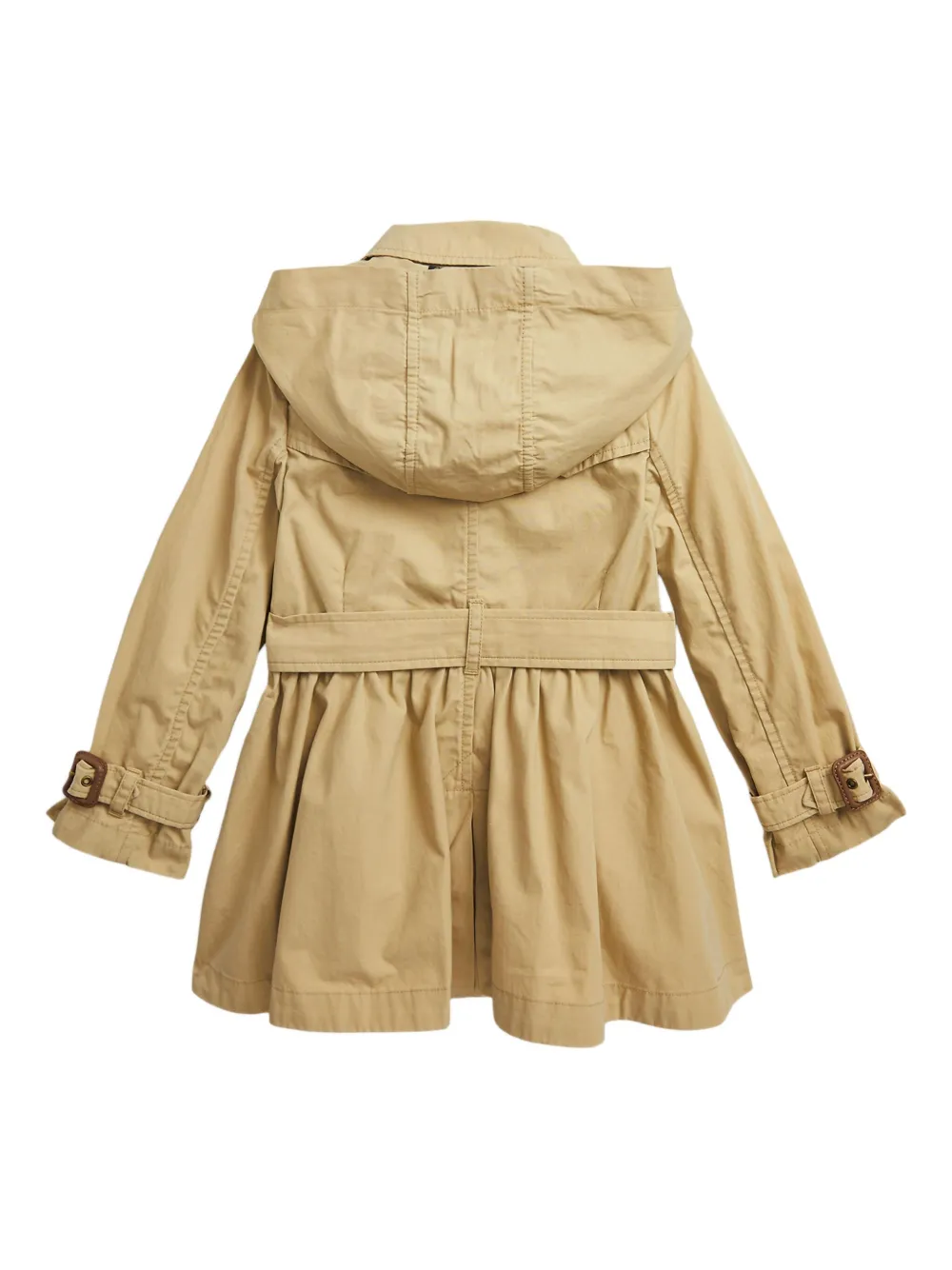 POLO RALPH LAUREN KIDS Trenchcoat met capuchon Bruin