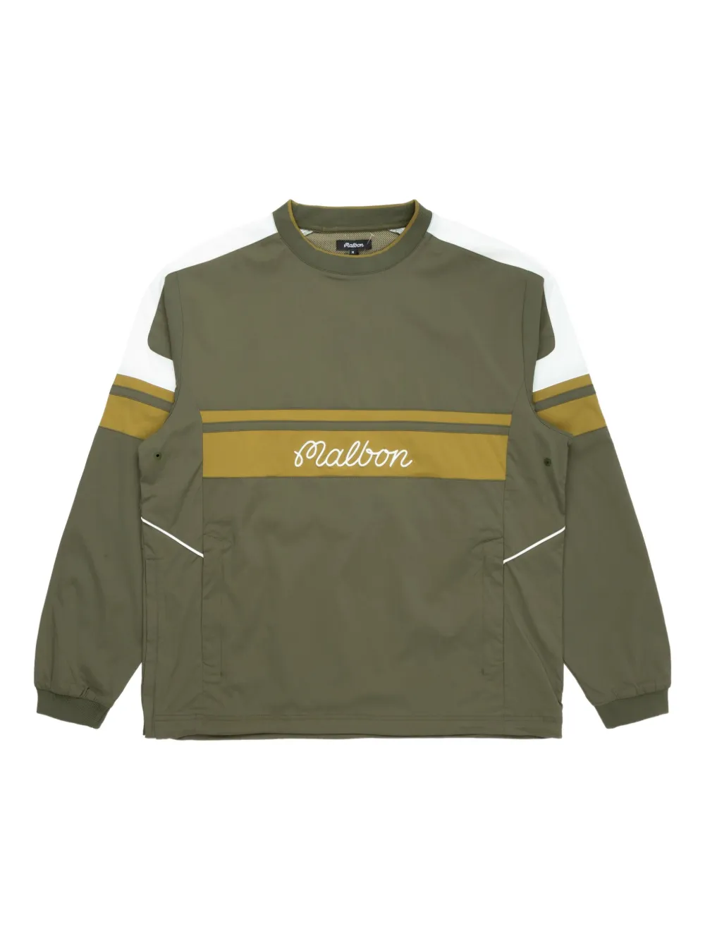 colour-block pullover jacket