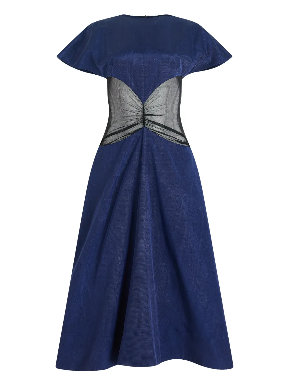 Rosie Assoulin ridged panel dress - Blue