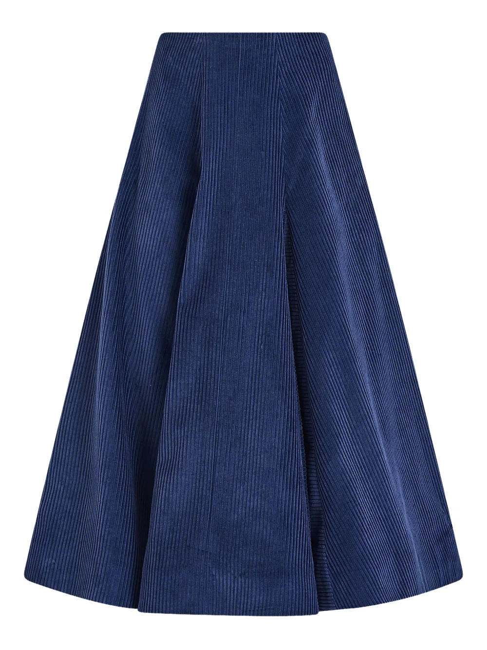 Rosie Assoulin corduroy A-line skirt - Blu