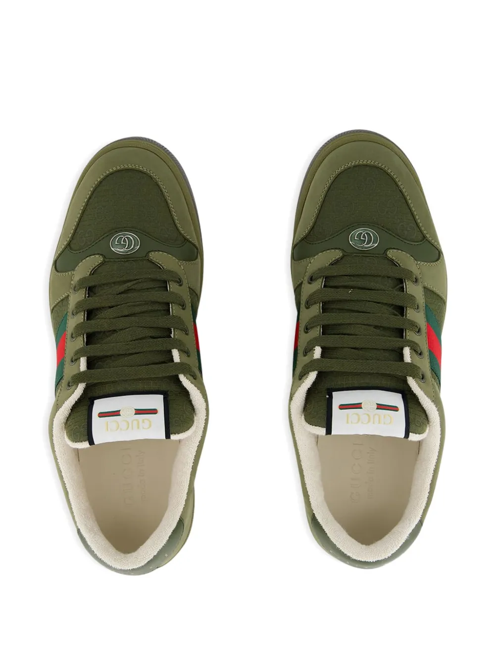 Gucci Screener sneakers met Web-streep Groen