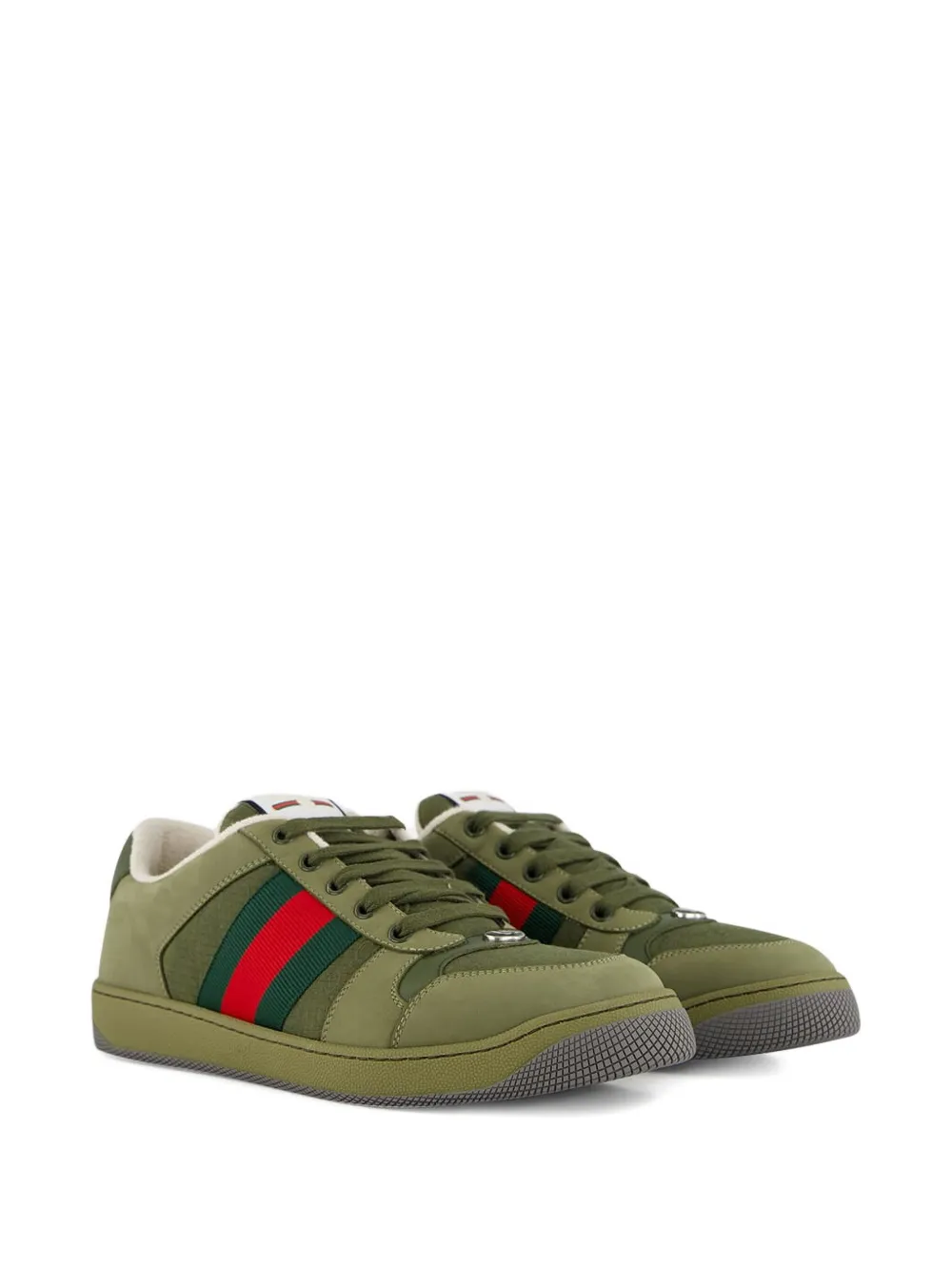 Gucci Screener sneakers met Web-streep Groen