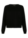 Gran Sasso kangaroo-pocket sweater - Black