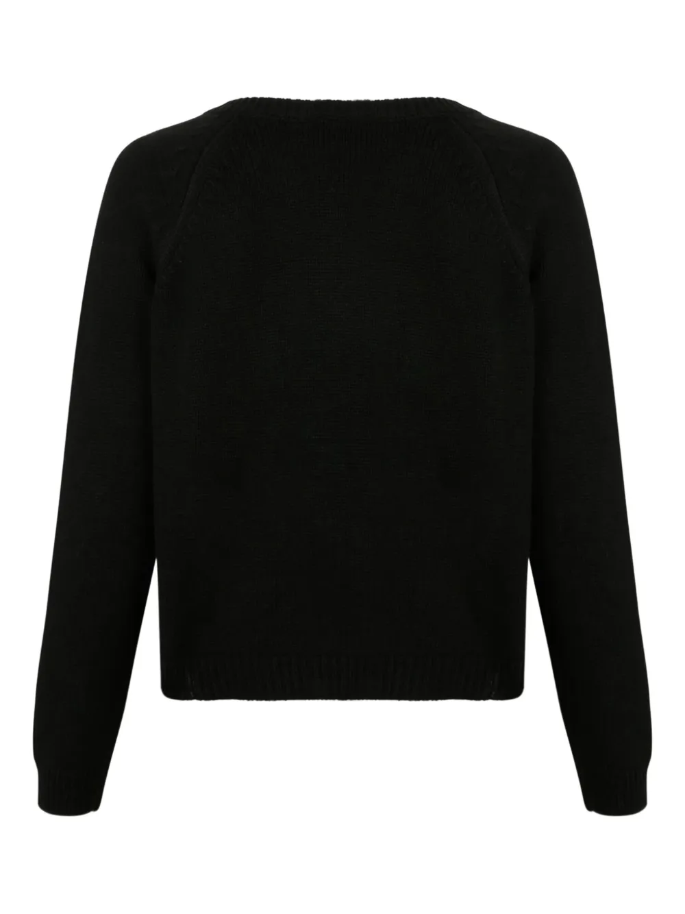 Gran Sasso Kangaroo-pocket Sweater In Black