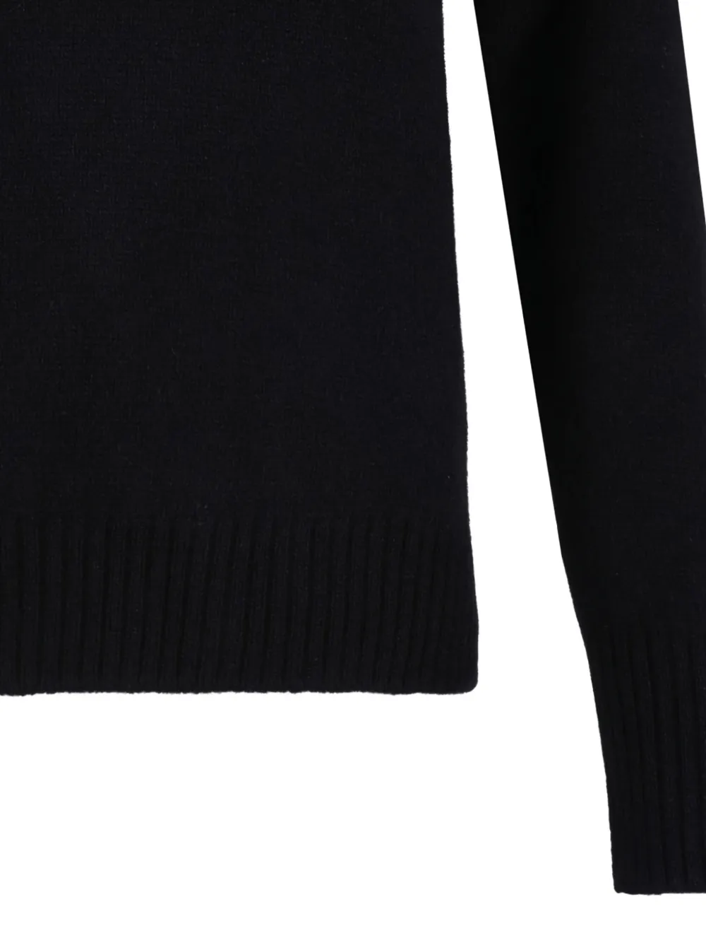 Gran Sasso Round-neck Sweater In Black