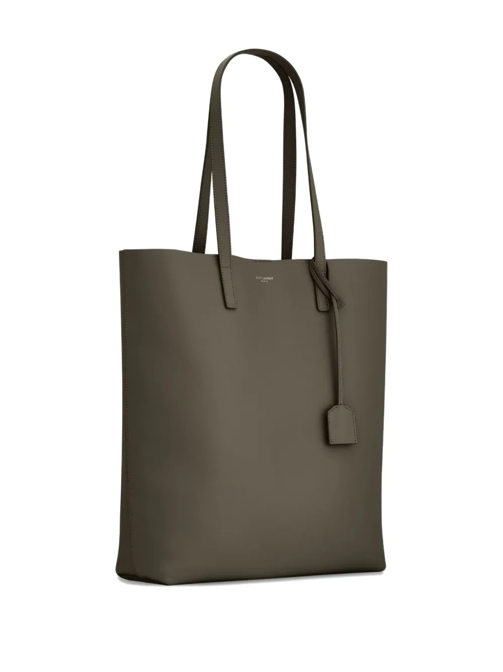 Saint Laurent Shopping leather shoulder bag Groen
