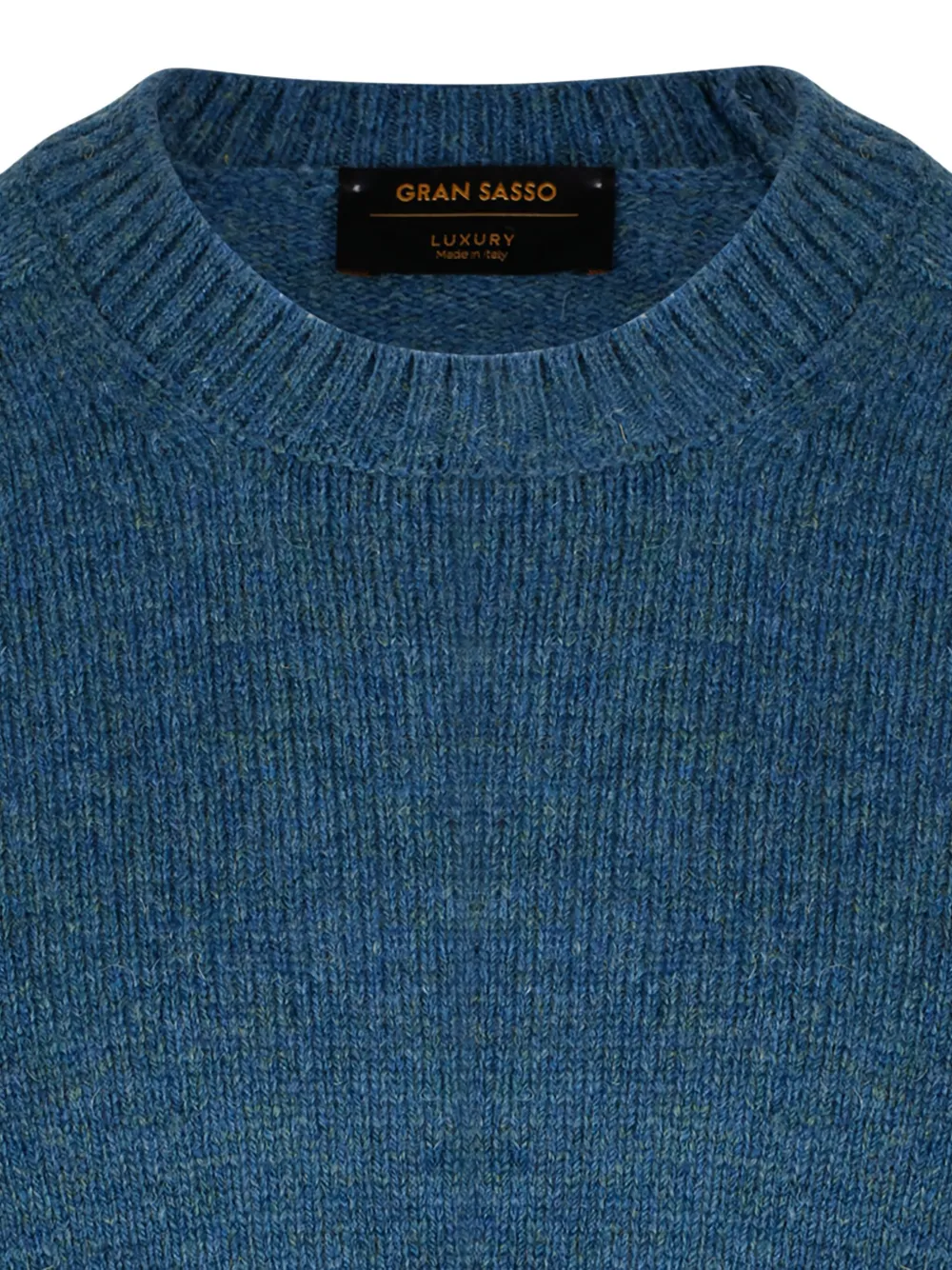 Gran Sasso Wollen trui met ronde hals Blauw