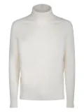 Gran Sasso ribbed turtleneck sweater - White