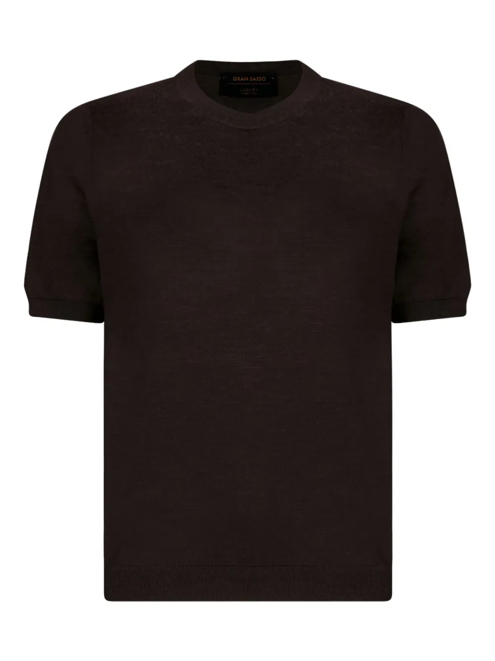 Gran Sasso short-sleeve crew-neck T-shirt - ブラウン Gran Sasso short-sleeve crew-neck T-shirt - ブラウン