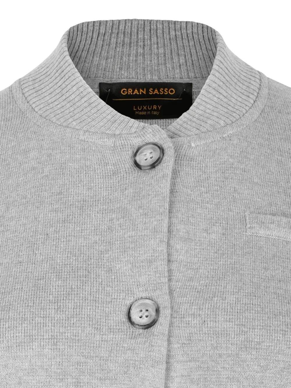 Gran Sasso Vest met gemêleerd effect Grijs