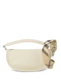 Burberry B-Clip plaid-strap shoulder bag - Neutrals