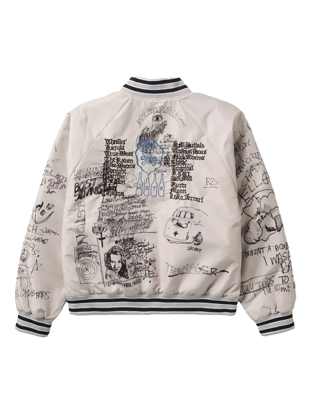 Paly graffiti-print bomber jacket | Bomber Jackets | Image 2
