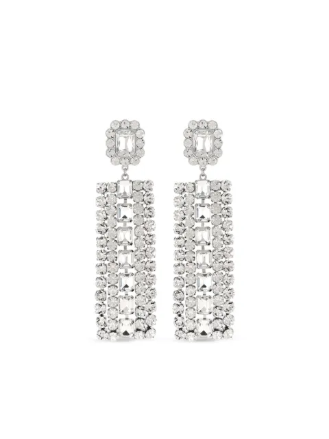 Self-Portrait Crystal drop earrings