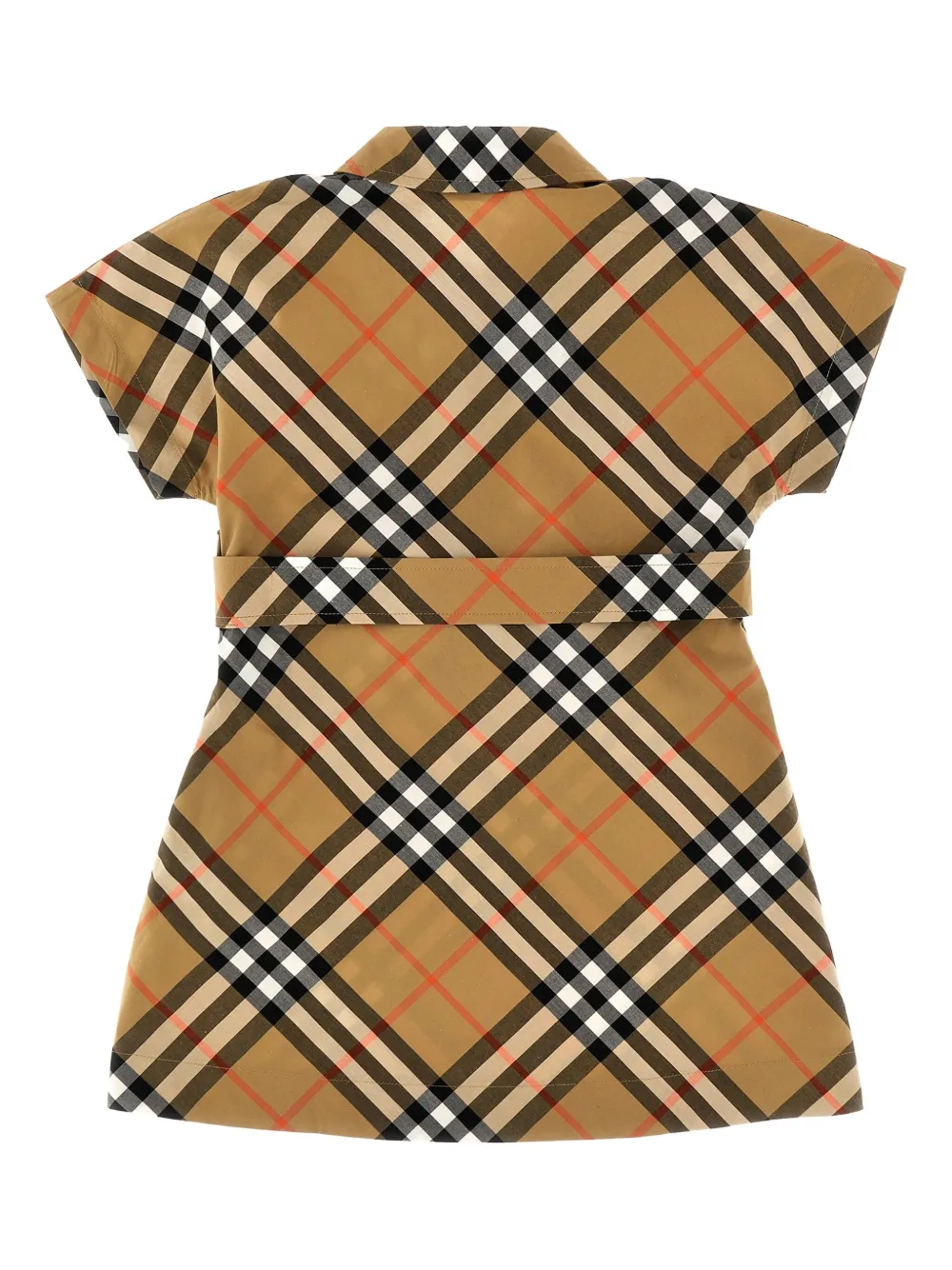 Burberry Kids Jurk Beige