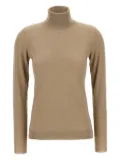 Brunello Cucinelli roll-neck long-sleeved sweater - Gold