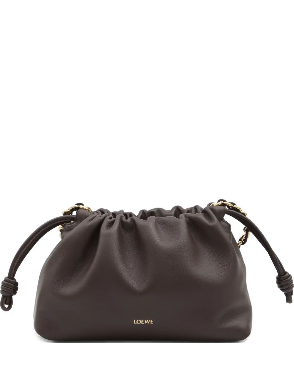 LOEWE フラメンコ ショルダーバッグ M - ブラウン LOEWE フラメンコ ショルダーバッグ M - ブラウン