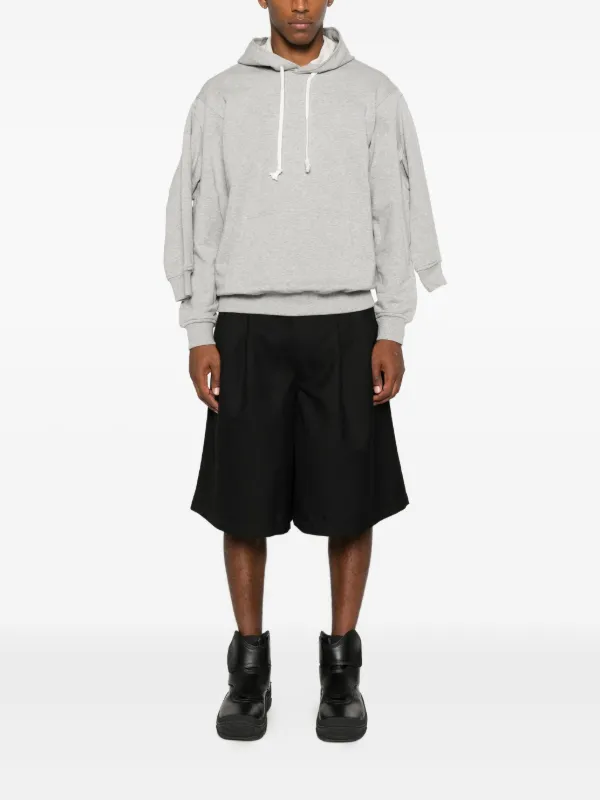 Comme Des Garçons Shirt ダブルスリーブ パーカー | グレー | FARFETCH JP