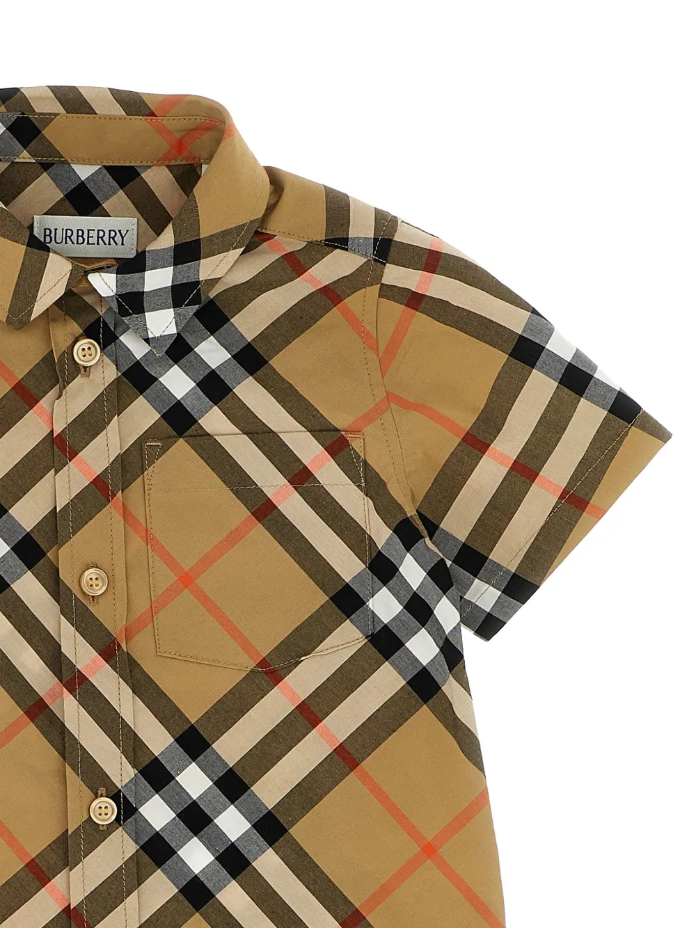 Burberry Kids Owen shirt Beige
