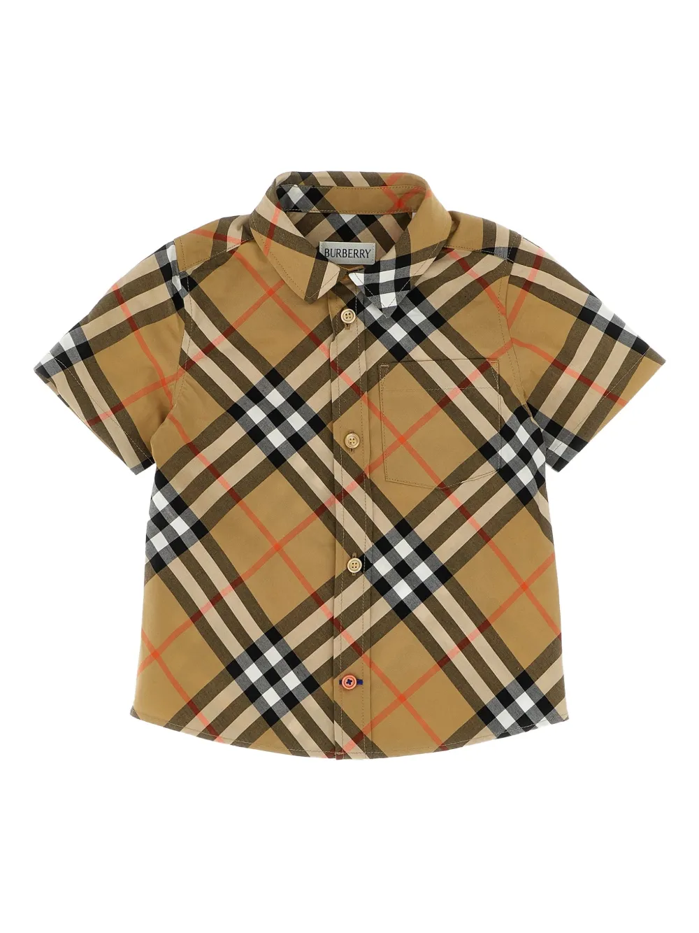 Burberry Kids Owen shirt Beige
