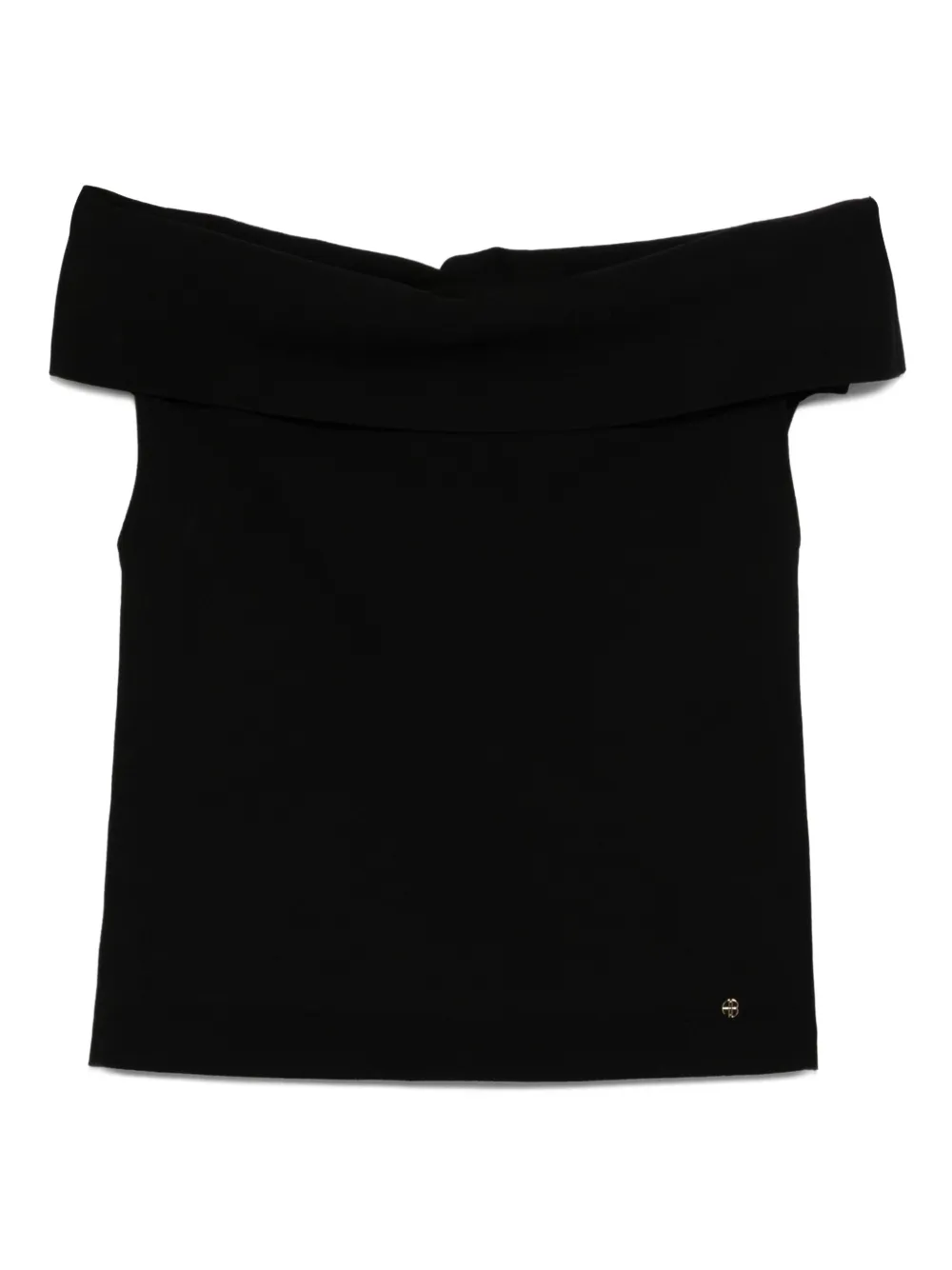ANINE BING Off-shoulder top Zwart